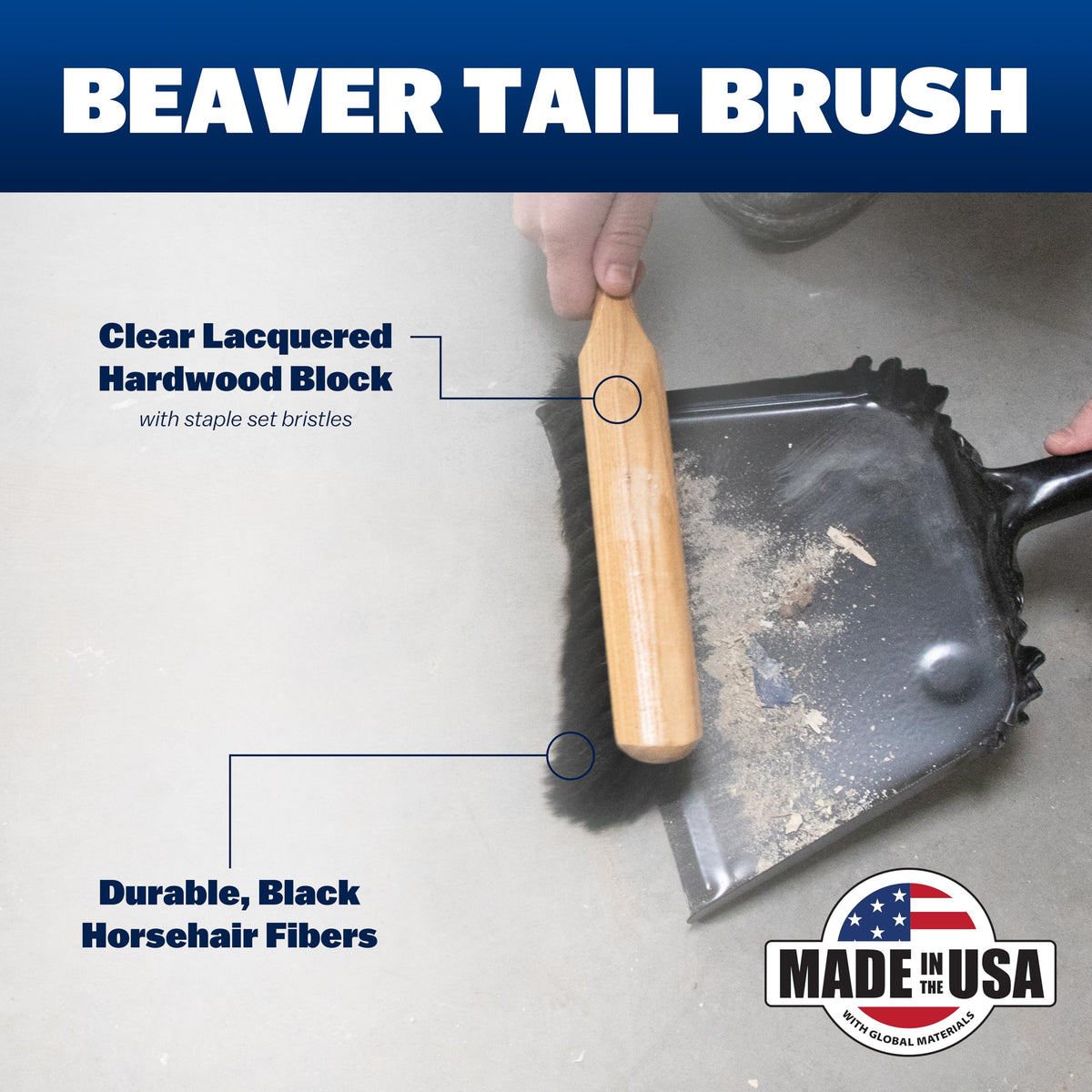 MARSHALLTOWN USA-made construction brush built for durability and long use.