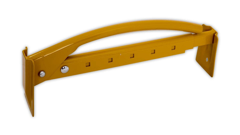 MARSHALLTOWN QLT Brick Tongs with metal handle for secure brick lifting on job sites.