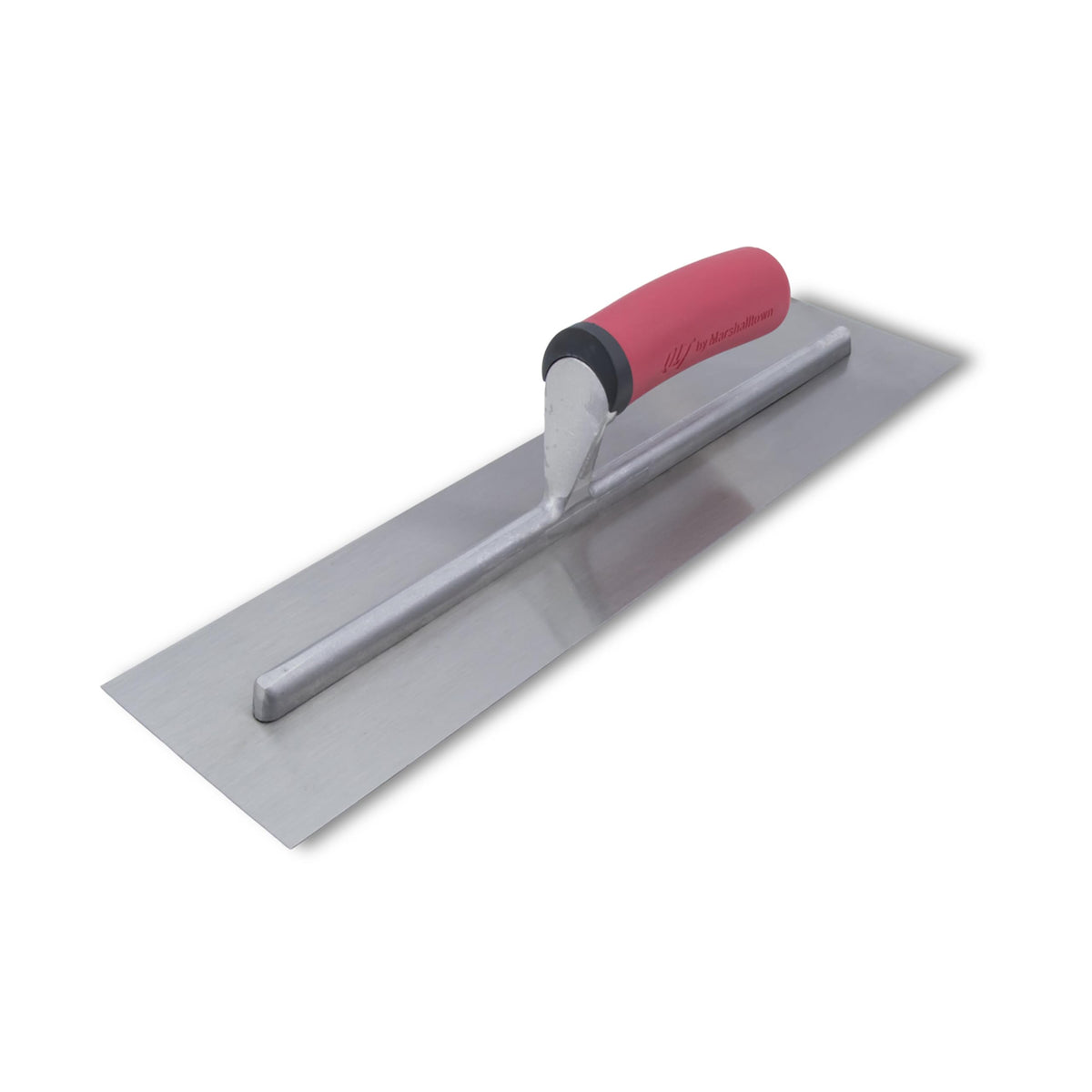 Marshalltown QLT concrete finishing trowel 16x4 blade for smooth cement surfaces.