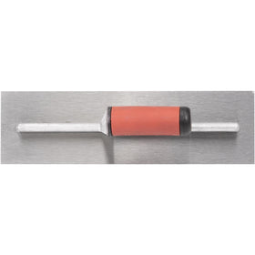 Marshalltown QLT soft grip handle reduces fatigue during long finishing tasks.