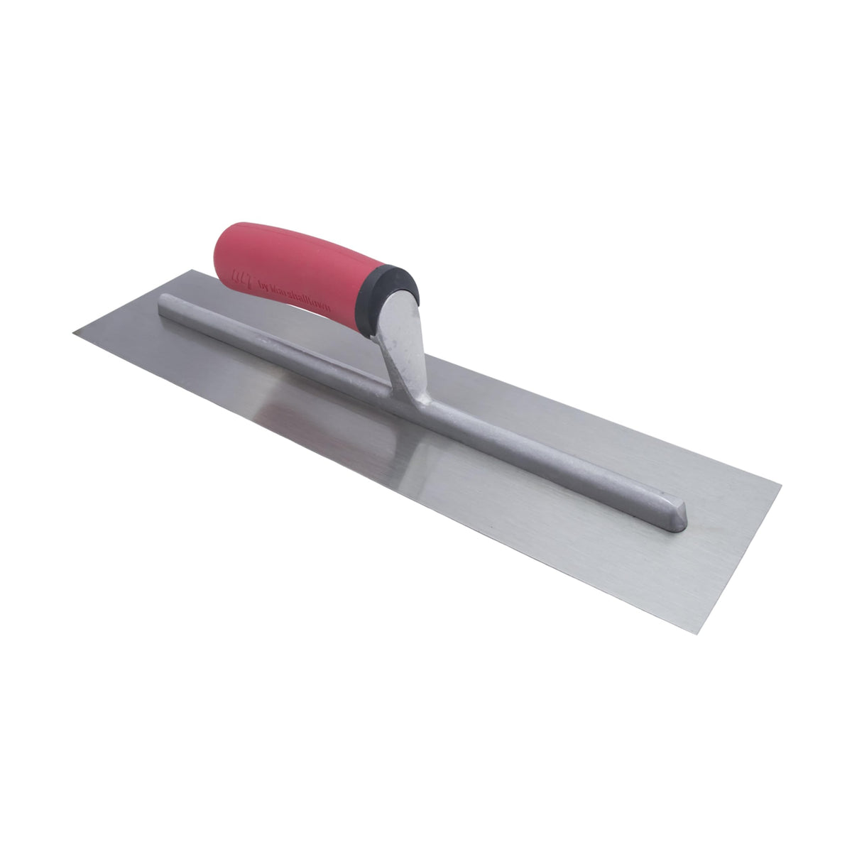 Marshalltown QLT soft grip handle reduces fatigue during long finishing tasks.
