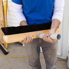 MARSHALLTOWN Threaded Handle Adapter installation process demonstrates quick conversion.