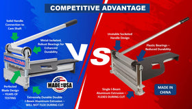 MARSHALLTOWN Ultra-Lite Flooring Cutter 13-inch cutting laminate with precision angle