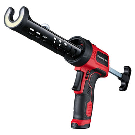 MARSOSAUR Caulk Gun front view shows compact cordless design for precise control.