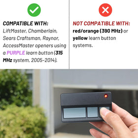 Close-up of Marsrut remote with three buttons for multi-device control.