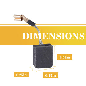 MARSTEK carbon brush holding surface detail highlights durable material.
