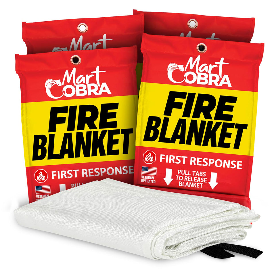 Mart Cobra emergency fire blanket 40x40 ready for quick home use