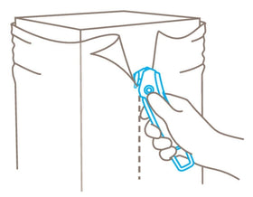Martor Secumax 350 ergonomic handle design for comfortable everyday use.