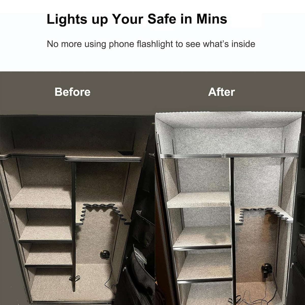 Martronic LED light bar bottom install boosts visibility at the base
