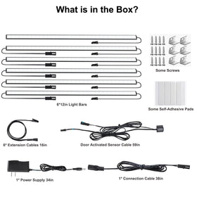 Martronic power adapter included for continuous safe lighting