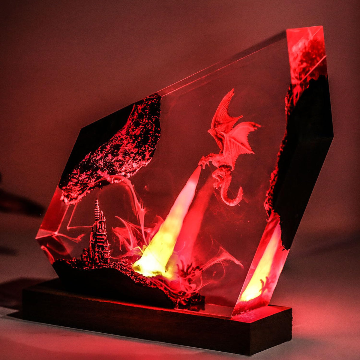 MASDEC Dragon lamp creating warm ambience for living rooms