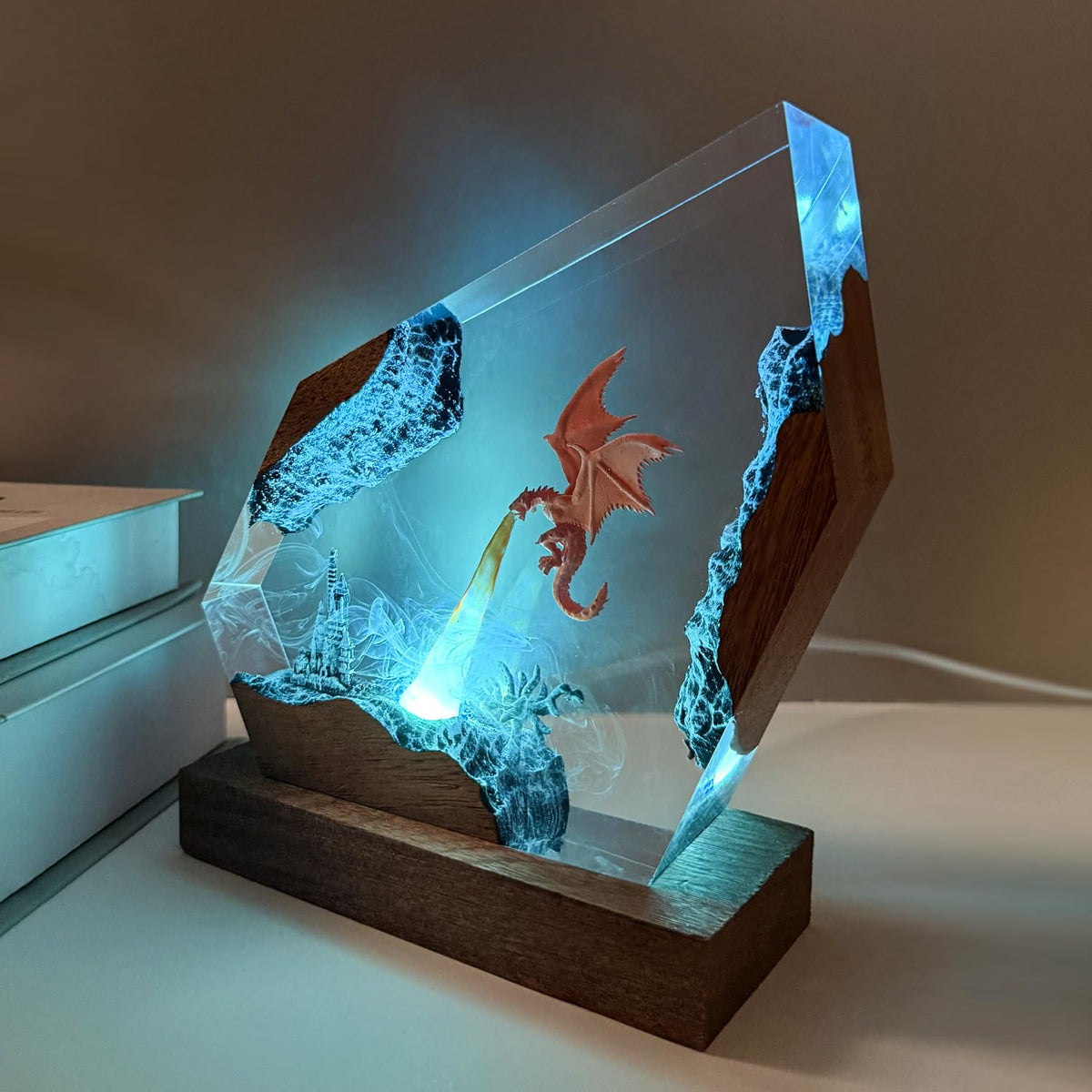 MASDEC Fire Dragon lamp color-changing LEDs suitable for mood lighting