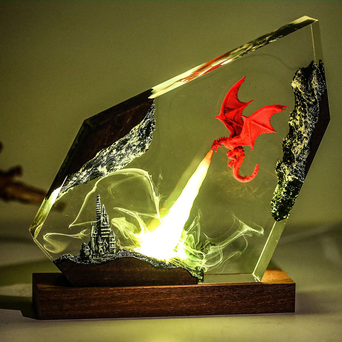MASDEC Gift-ready dragon lamp with charming packaging idea