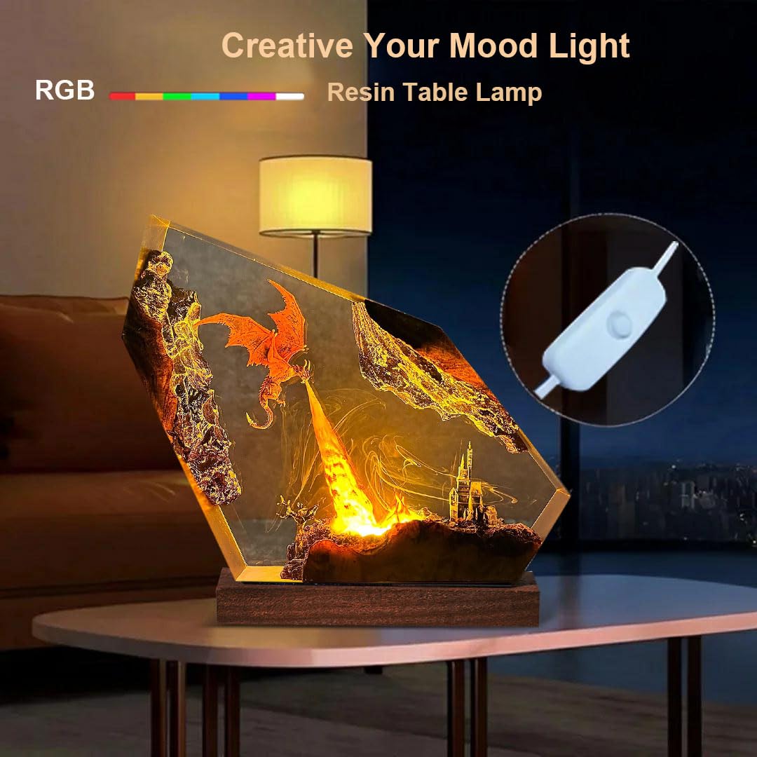 MASDEC USB-powered dragon lamp with easy plug-and-play setup