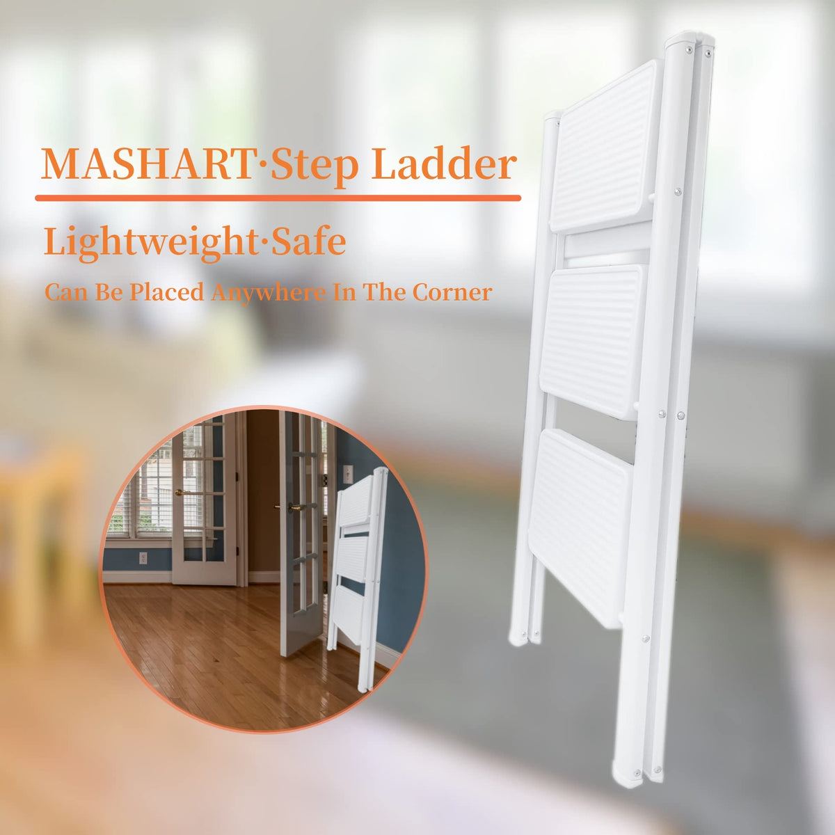 MASHART folding design illustrates space-saving storage.