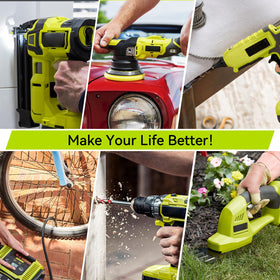 Masione Ryobi 18V battery kit compatible with P102 and P117B models