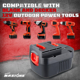 Masione drill battery compatibility HPB12 ensures versatile tool use.