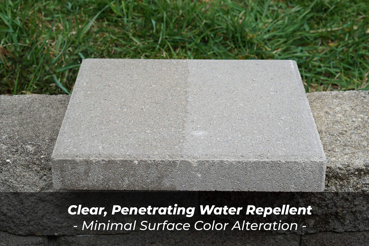 MasonryDefender breathable-penetration keeps concrete dry and allows vapor