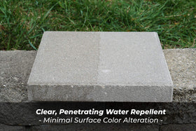 MasonryDefender breathable-penetration keeps concrete dry and allows vapor