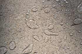 MasonryDefender penetrating sealer applied with pump sprayer for even coverage