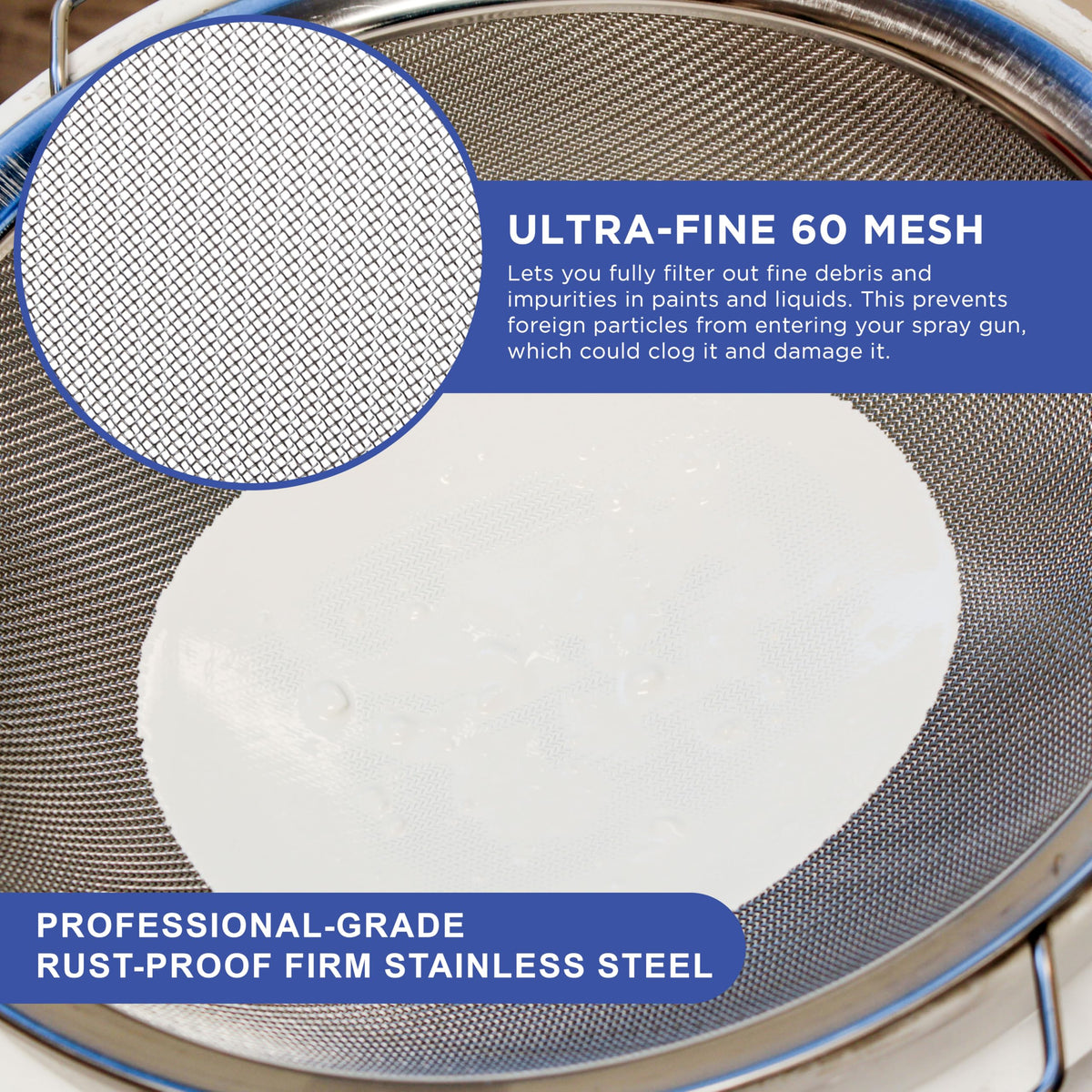 Master Airbrush Elite filters paints and resins for smooth results