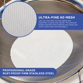 Master Airbrush Elite filters paints and resins for smooth results