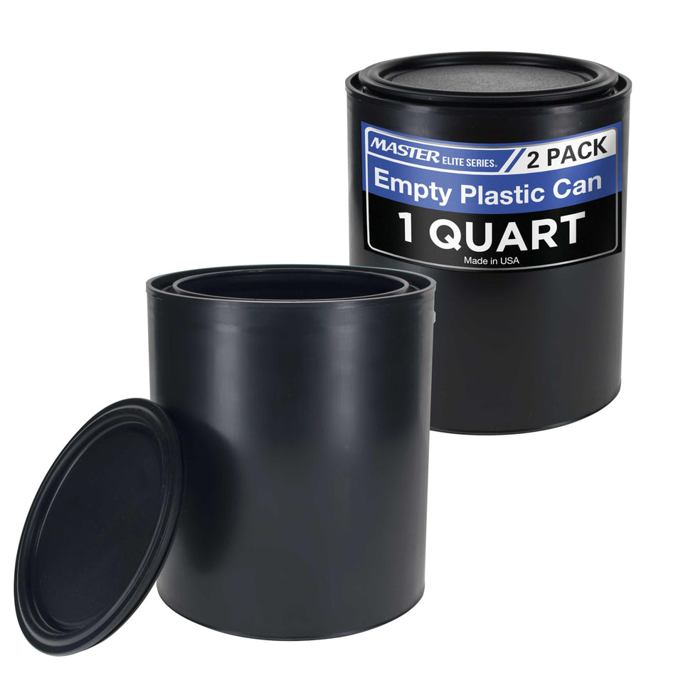 Master Airbrush Master Elite 1-Quart bucket with triple-lock lid for leak-proof storage.