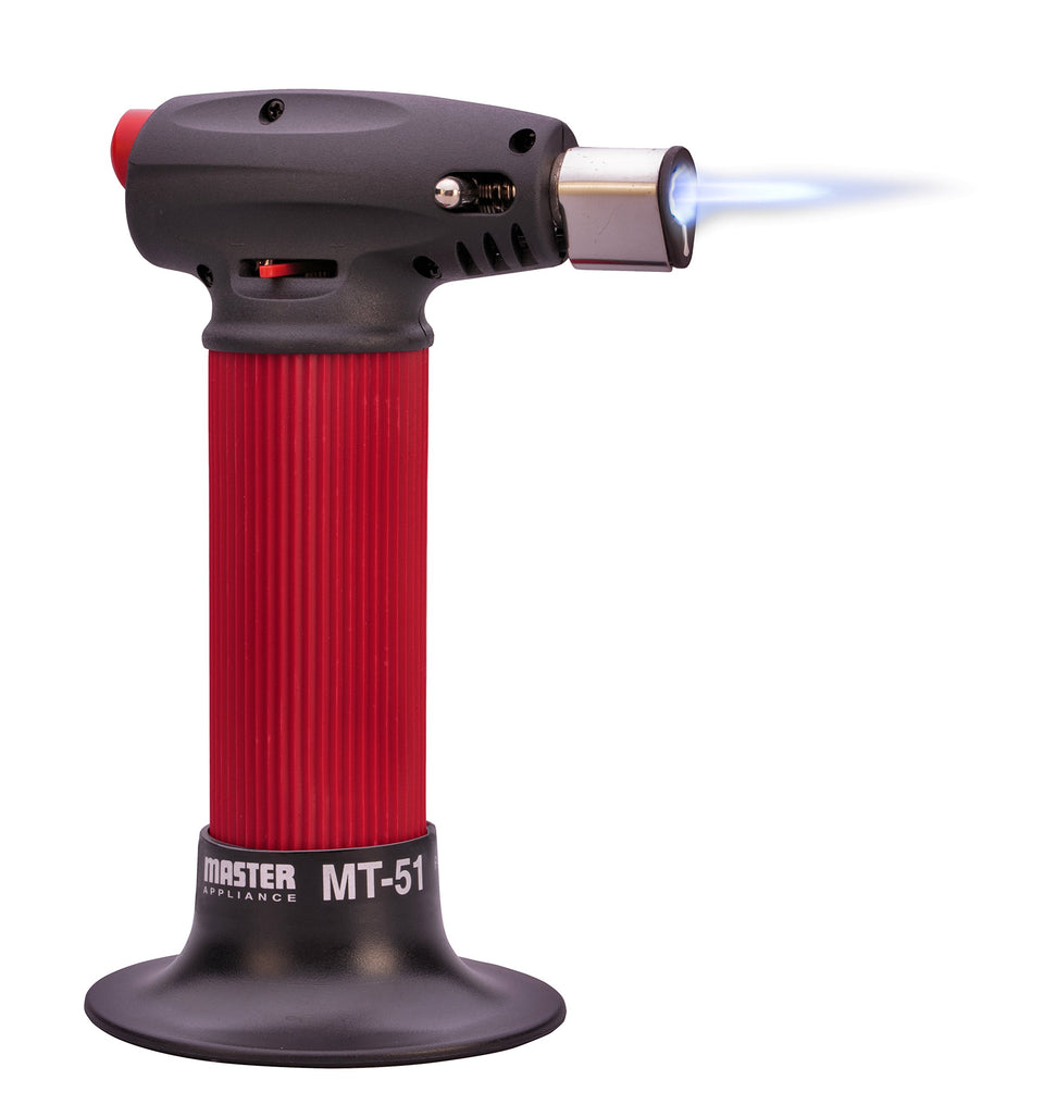 Master Appliance MT-51 torch ignition mechanism enables quick, safe starts.