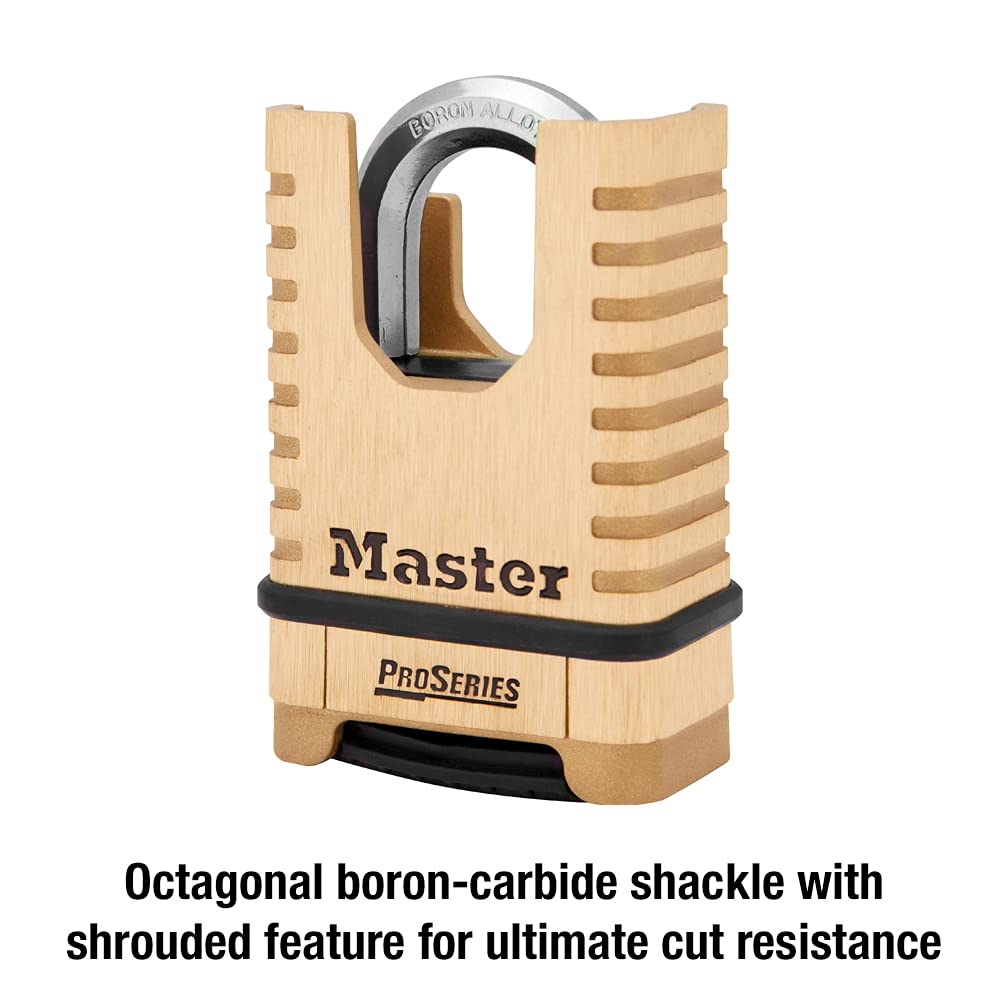 Master Lock 1177D weather seals illustrate enhanced weatherability for harsh environments.