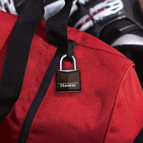 Master Lock 131Q hardened steel shackle for enhanced cut resistance.