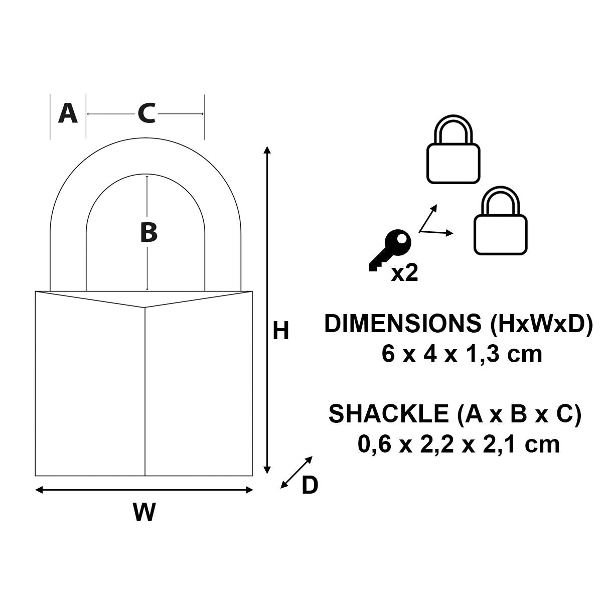 Master Lock 140T two-padlock pack with same-key convenience