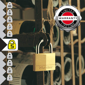 Master Lock 140T two keys included for convenient access