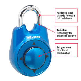 Master Lock 1500iD directional dial for fast four way entry