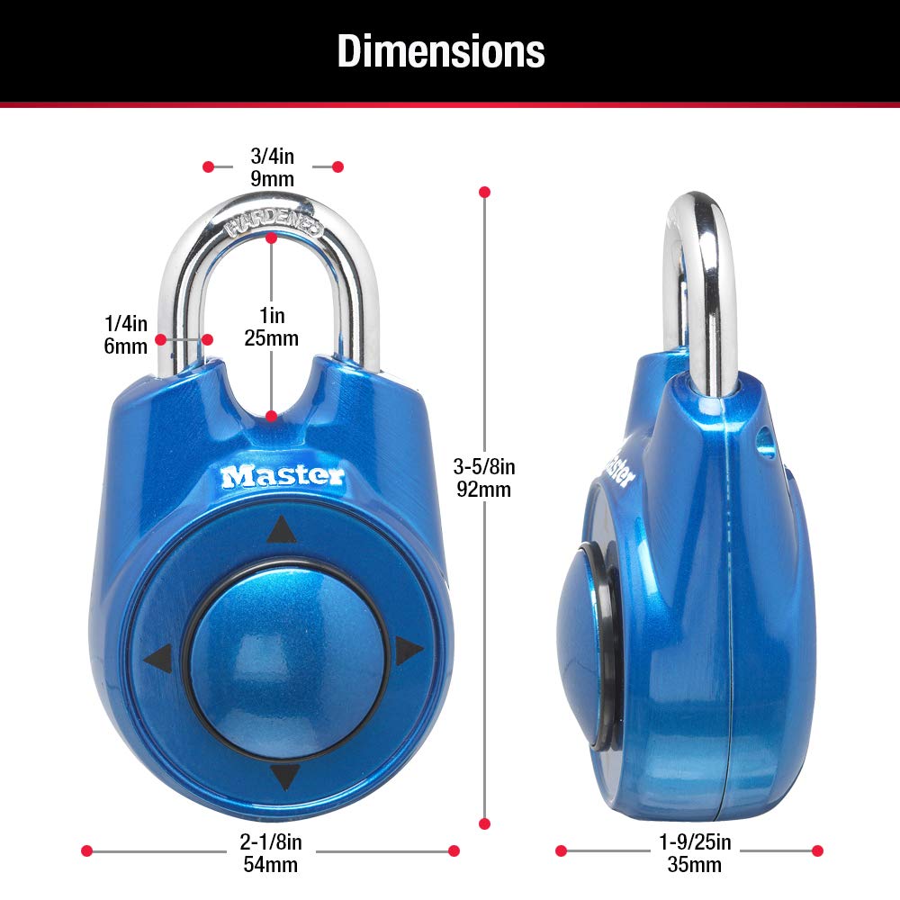 Master Lock 1500iD durable metal body closeup for daily protection