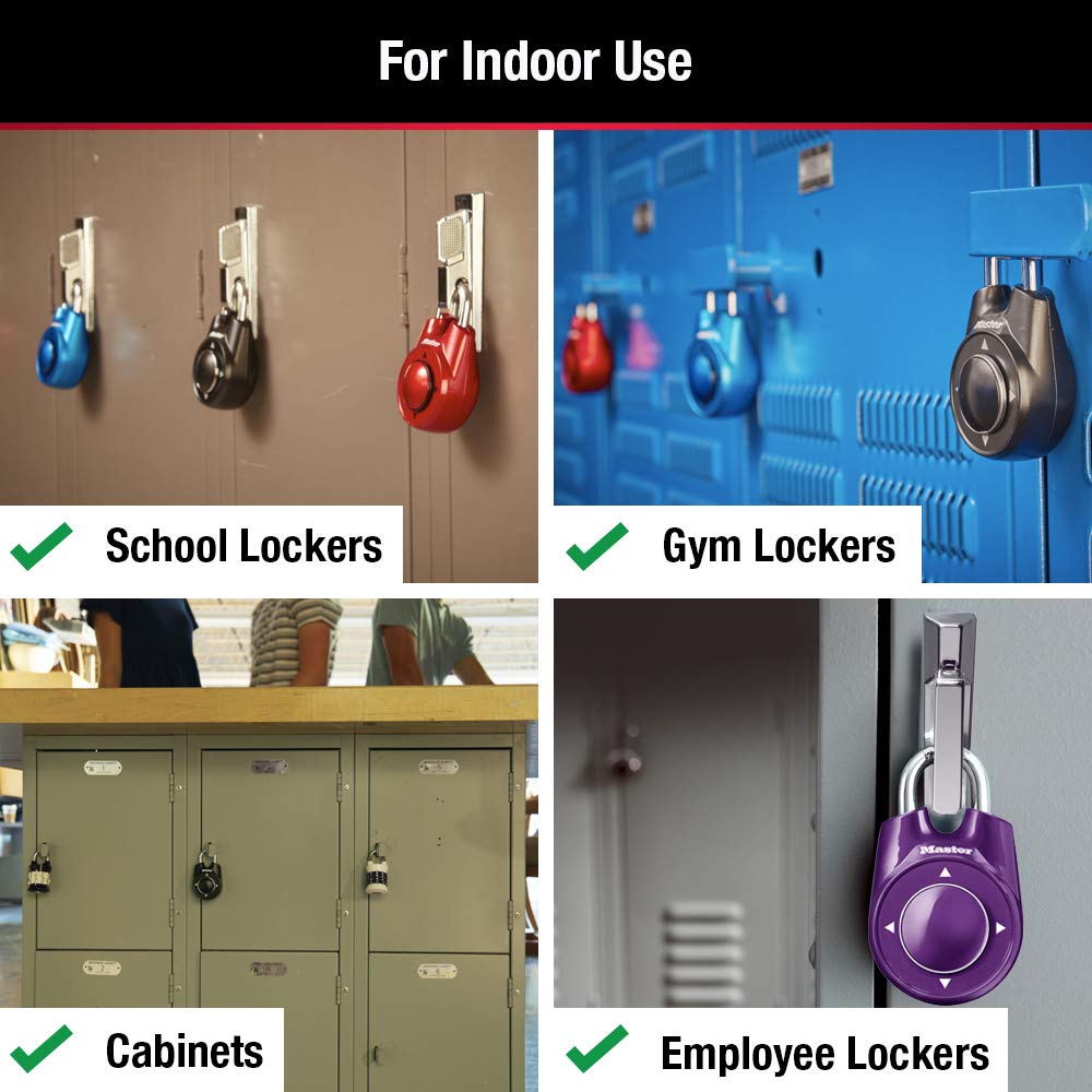 Master Lock 1500iD hardened shackle indicates strong resistance