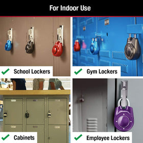Master Lock 1500iD hardened shackle indicates strong resistance