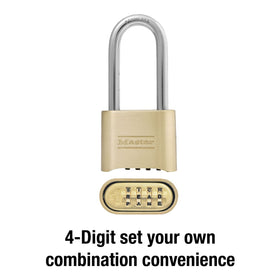 Master Lock 175DLHWD reset tool included for quick code changes.