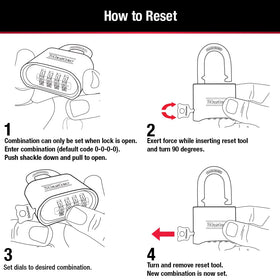 Master Lock 178D padlock used with lockers demonstrates indoor and outdoor versatility.
