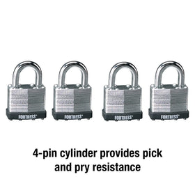 Outdoor-ready Master Lock Fortress 1803Q offers reliable security for tools and gear.
