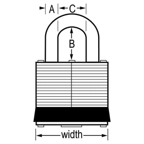 Master Lock 1KALJ keyed-alike with two keys for quick access