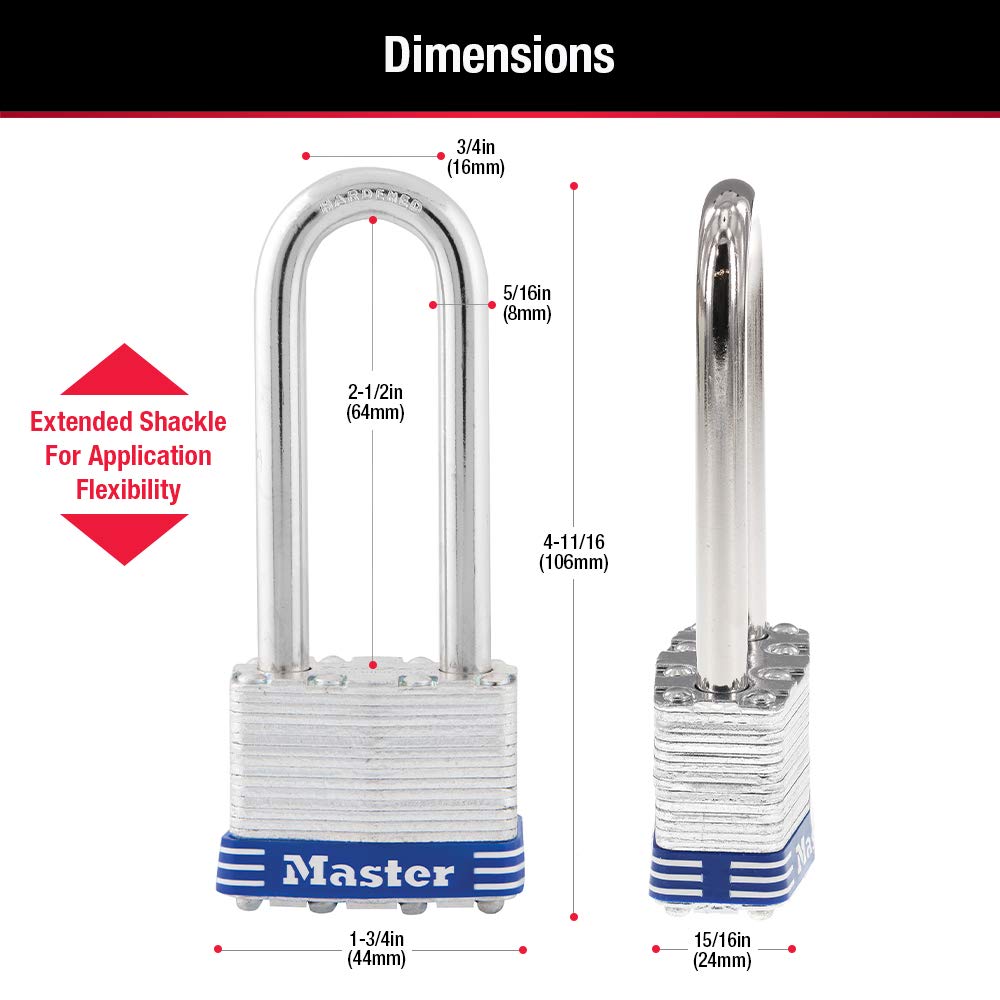 Master Lock 3-pack packaging image emphasizes value and convenience
