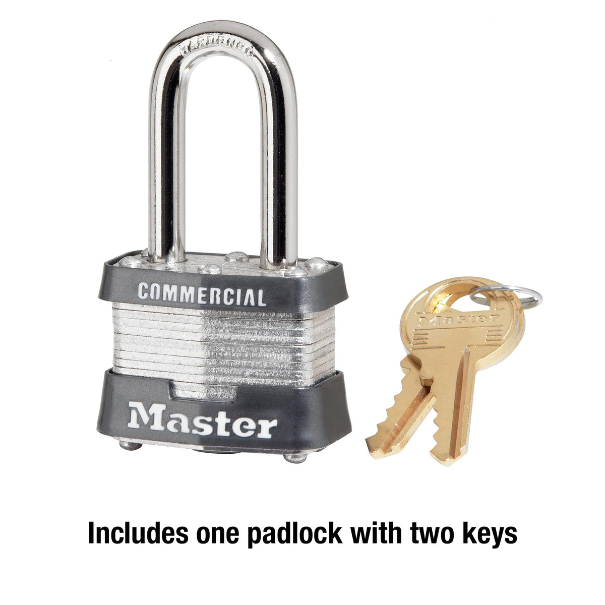 Lifetime guarantee backed Master Lock 3KALF padlock assurance