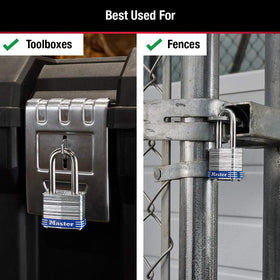 Master Lock 3QLF 4-pin cylinder adds pick resistance.