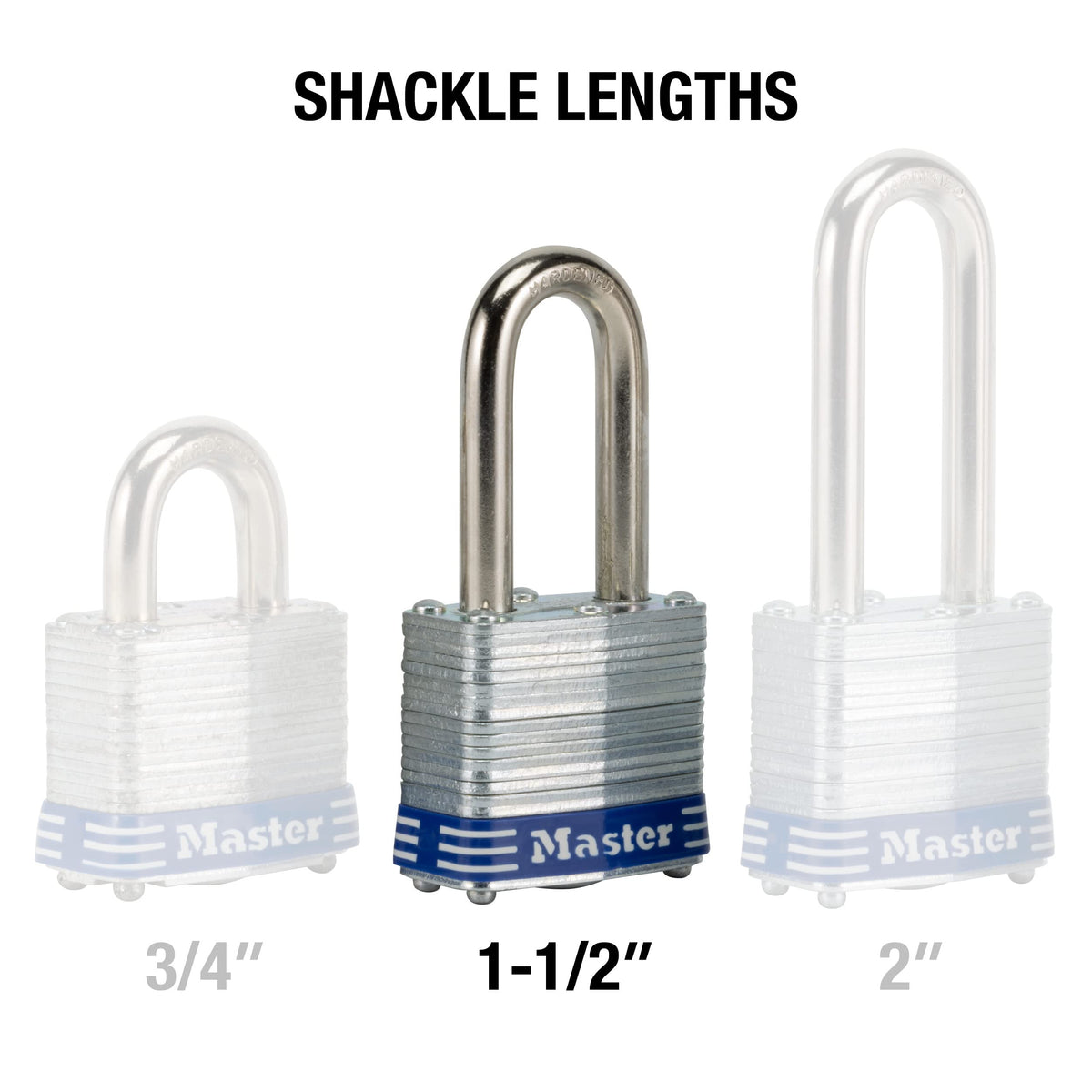 Master Lock 3TLF two-padlocks set with keyed-alike convenience.