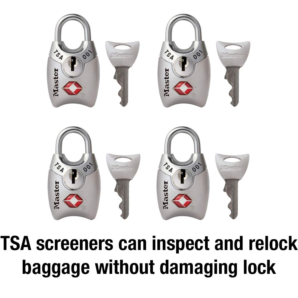 Master Lock 4689Q purple luggage lock, compact and secure design.
