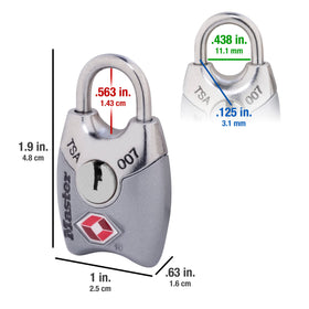 Master Lock 4689Q shrouded shackle protects against bolt cutters.