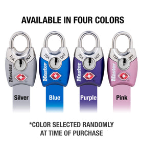 Master Lock 4689Q TSA-inspection compatible lock for easy screening.