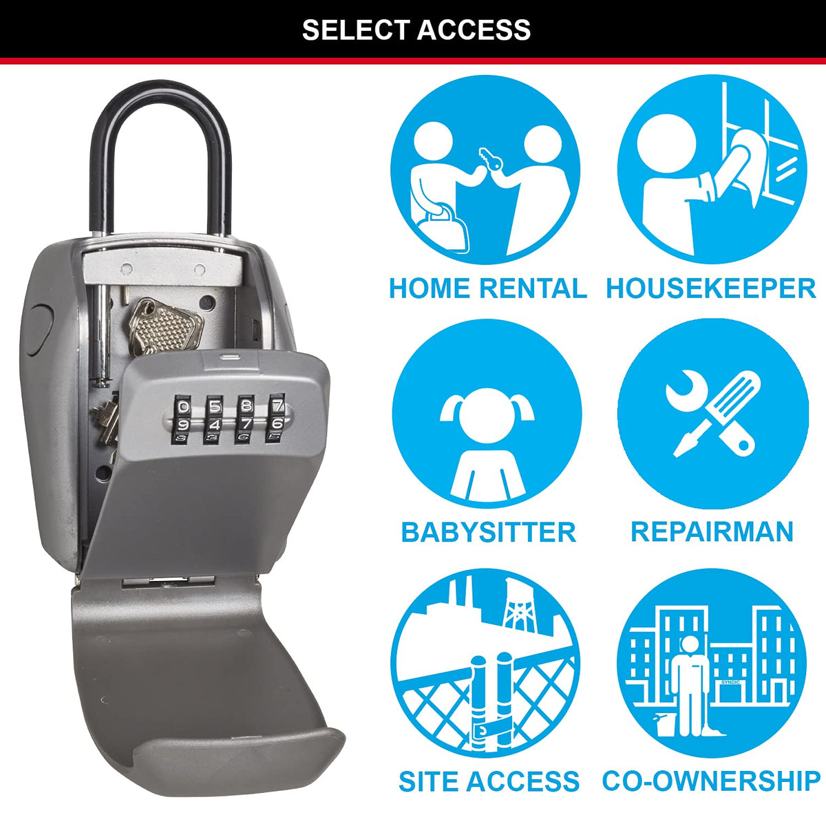 Master Lock 5414EC durable zinc body close-up signals long-lasting security.