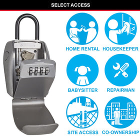 Master Lock 5414EC durable zinc body close-up signals long-lasting security.