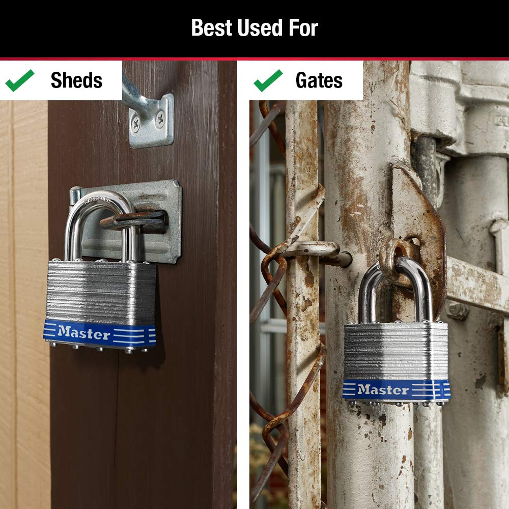 Keyed-alike two-pack featuring Master Lock 5T and two identical keys.